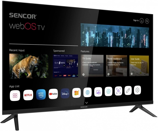 Slimme televisie Sencor webOS 32 inch