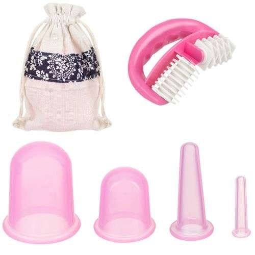 Chinese siliconen cups met massager - set