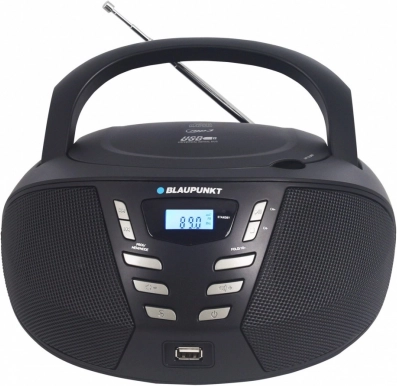 Boombox FM CD/MP3/USB/AUX zwart