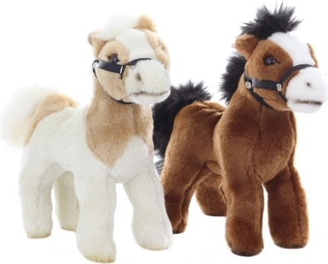 Pluchen paardje 23 cm