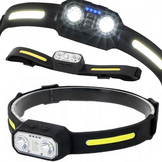 Hoofdlamp met LED-sensor