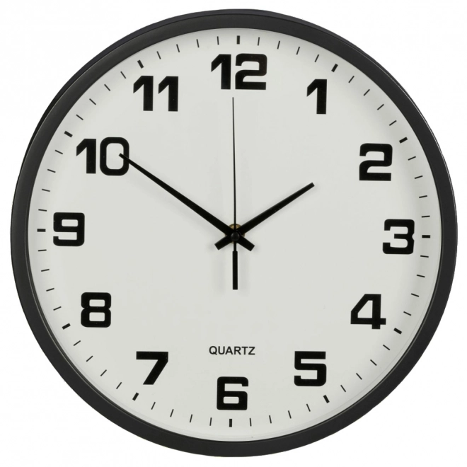 Grote stille wandklok 25 cm rond