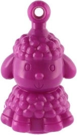 Dieren plastic huisboerderij verbindend tot ketting 12 stuks 8 cm in plastic doos 10x18 cm 12m+