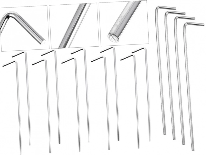 Stalen Tentharingen 24 cm 10 stuks
