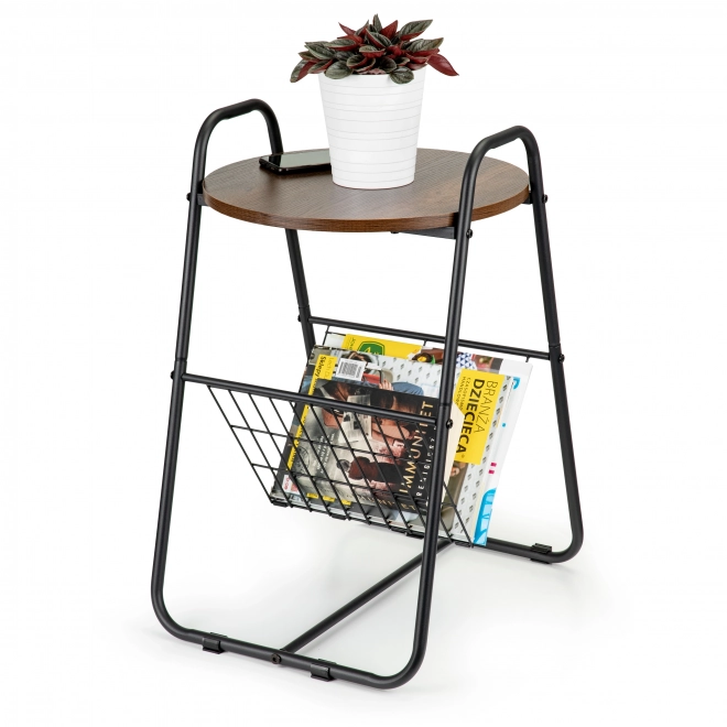 Bijzettafel ModernHome met tijdschriftenhouder
