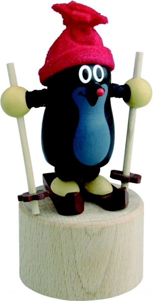 Detoa knijpfiguur Molletje op ski’s
