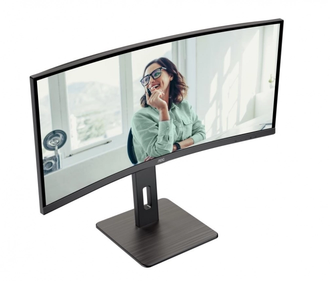Gebogen monitor AOC CU34P3CV 34" 100Hz VA