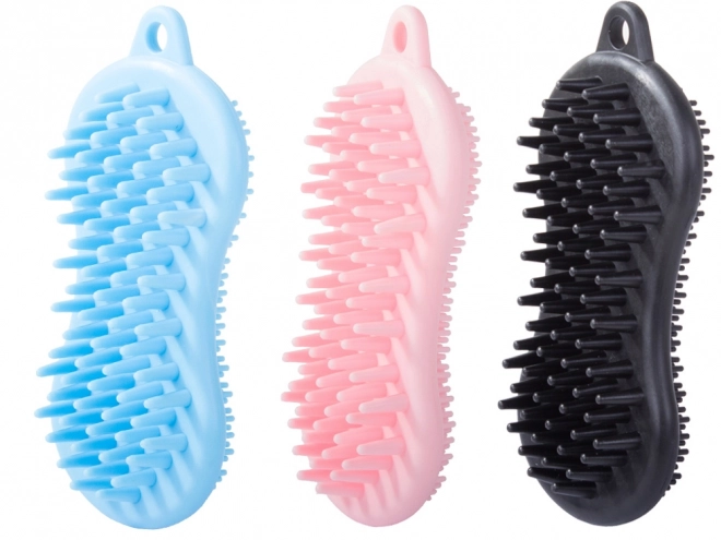 Siliconen massageborstel voor lichaam en hoofd