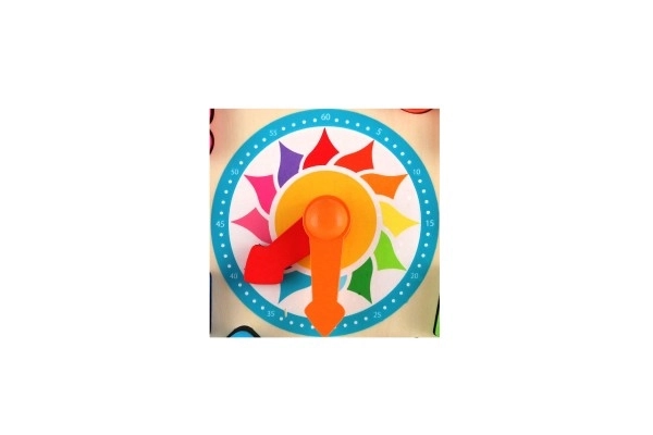 Houten educatieve klok