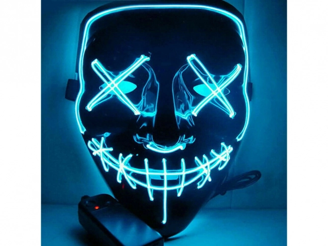 Lichtgevende LED-masker schoonmaakfeest