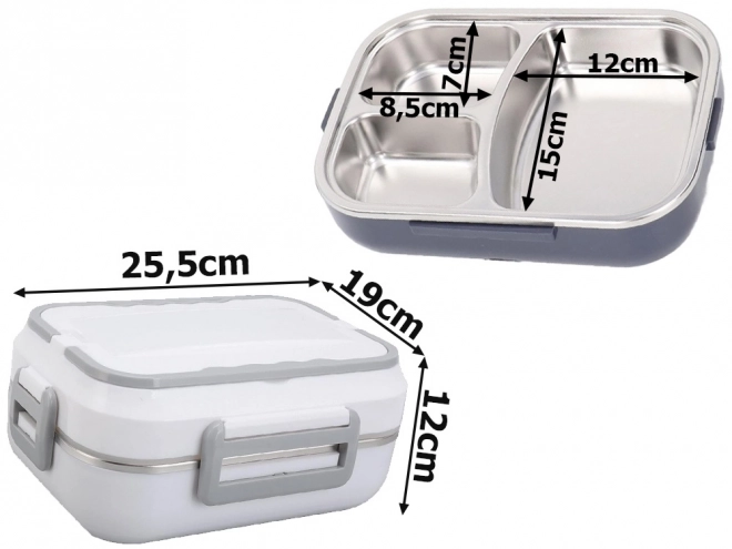 Elektrisch verwarmde lunchbox voor in de auto