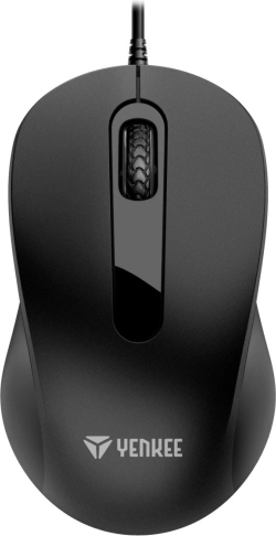 Bedrade optische muis USB 1000 dpi, symmetrisch, 3 knoppen YENKEE