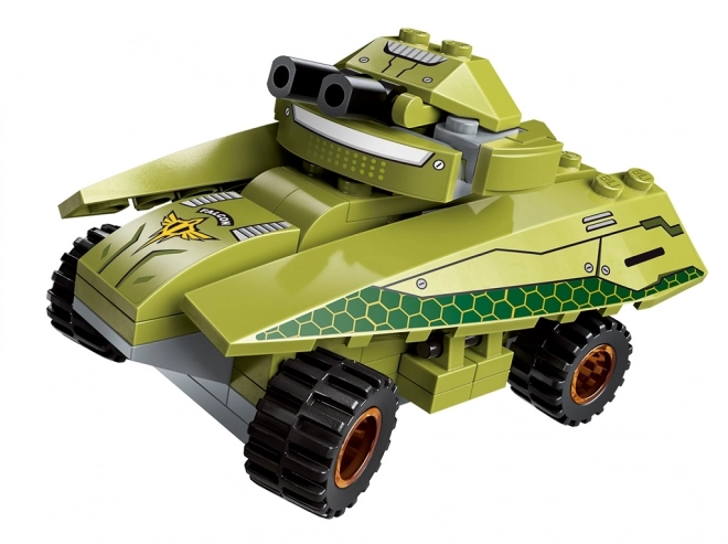 Qman Thunder Expedition Gevechtsvoertuig Bouwset 8v1