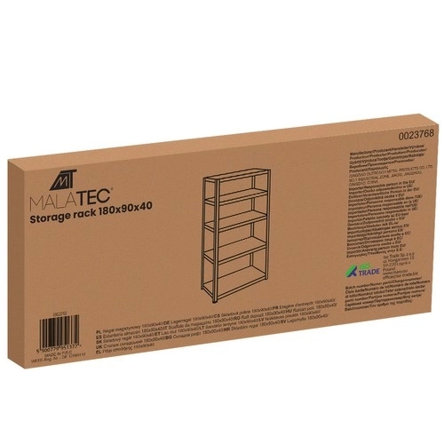 Opslagrek 180x90x40 Malatec 23768