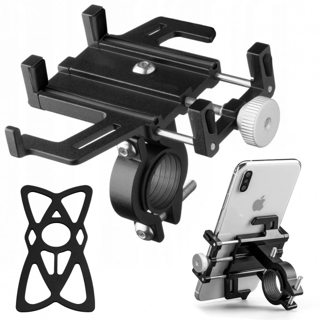 Robuuste aluminium telefoonhouder voor fiets