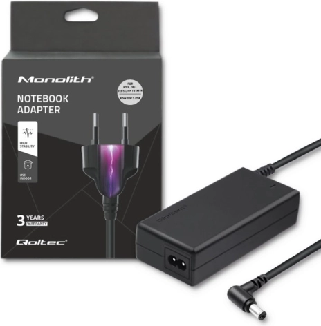 Netadapter voor laptop 65 W, 20 V, 3,25 A, connector 5,5 × 2,5 mm
