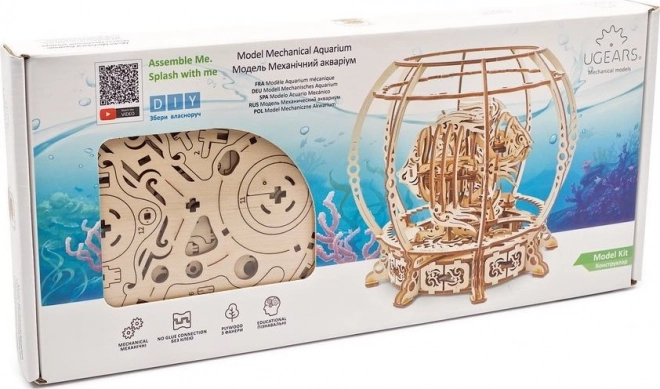 Ugears 3D houten mechanische puzzel Mechanisch Aquarium