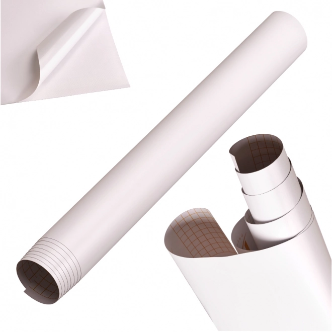Witte matte zelfklevende folie 1,52x28m