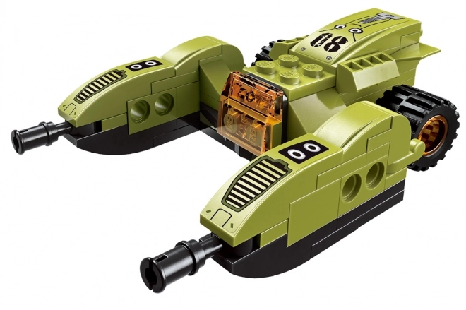 Qman Thunder Expedition Gevechtsvoertuig Bouwset 8v1