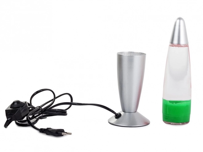 Lavalamp nachtlamp met was