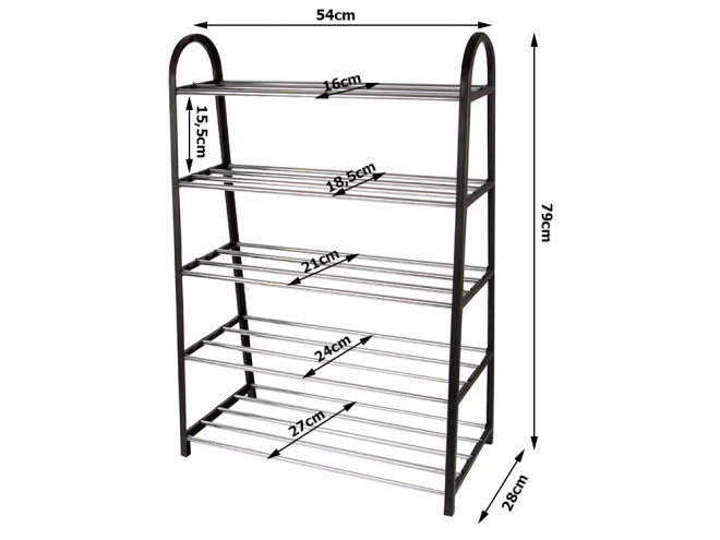 Organizer voor schoenen met grote kastplank