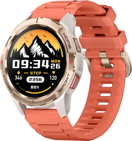 Mibro GS Active slimme horloge met AMOLED en GPS, goud