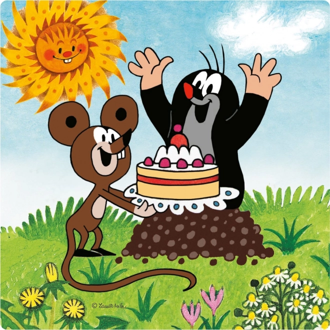 Krtek op de weide 3-5 baby puzzel