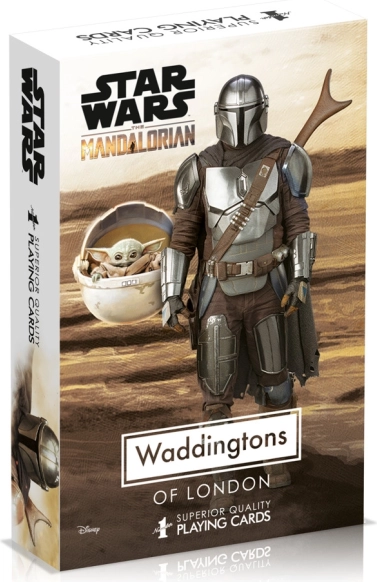 Waddingtons kaarten The Mandalorian met Baby Yoda