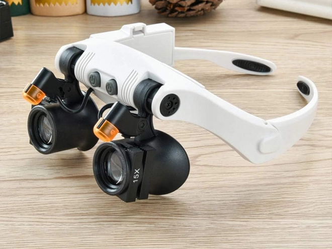 Horlogemaker loep met LED-verlichting