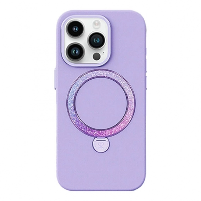 Telefoonhoesje Joyroom Dancing Circle voor iPhone 15 Pro paars
