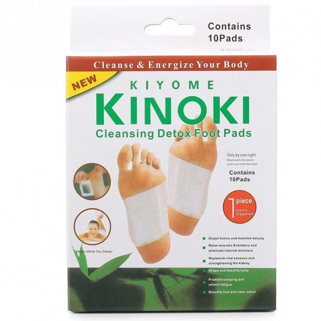 Detox voetenpleisters Kinoki, 10 stuks