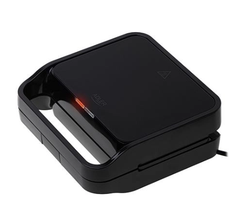 Adler Europe multifunctionele tosti-ijzer 2-in-1 zwart