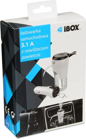 Autolader USB 2.1A met aromadiffuser iBOX CH-01