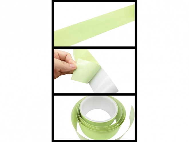 Fluorescerende tape die oplicht in het donker
