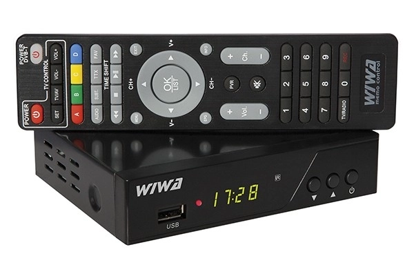 Moderne tuner WIWA met technologie H.265 PRO