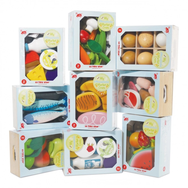 Le Toy Van Krat met Zuivelproducten