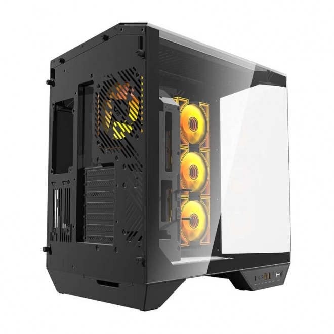 Computerbehuizing Darkflash met 4 ventilatoren