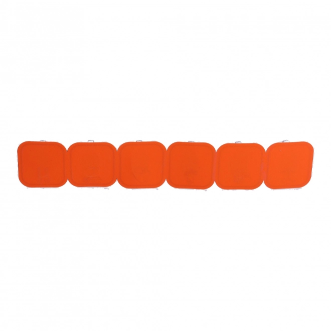 Zelfklevende haken 6 stuks - oranje