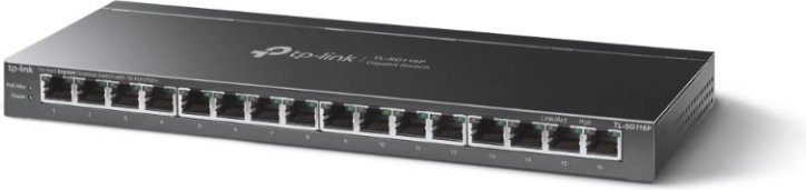 Onbeheerde PoE+ switch 16× Gigabit