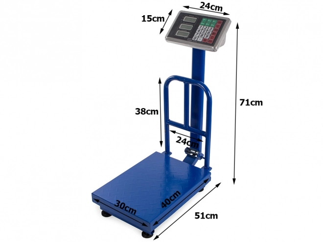 Elektronische weegschaal met LCD-display 100 kg
