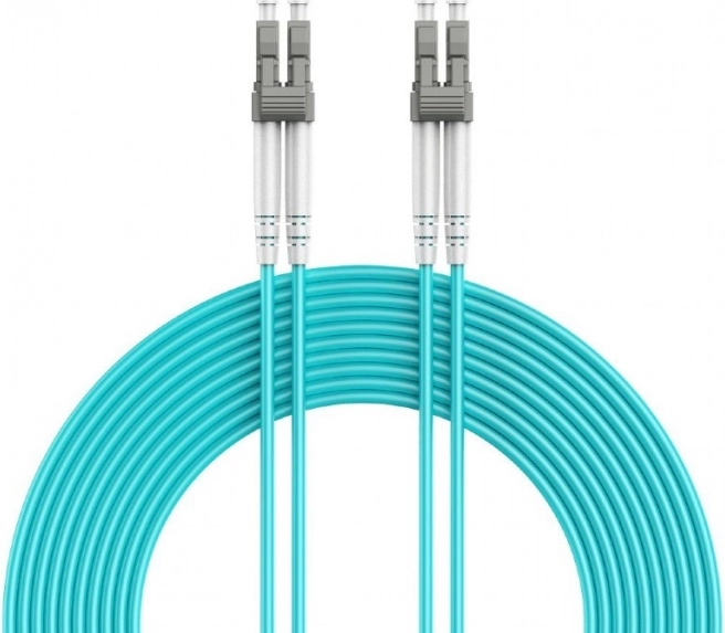Duplex multimodale optische kabel OM4 50/125 LC/LC 30m