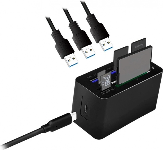 8-in-1 uitbreiding met één kabel