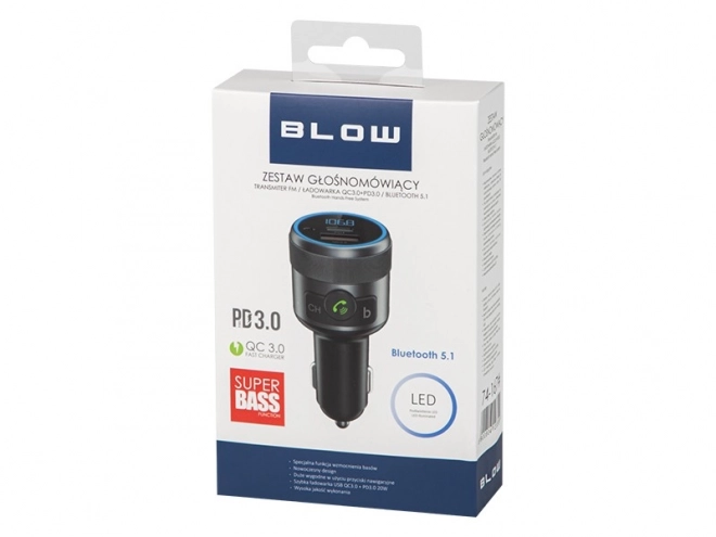 FM-zender Bluetooth5.1 + QC3.0 + PD 24W