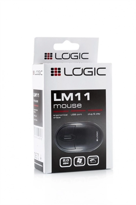 Optische muis verbonden Logic LM-11