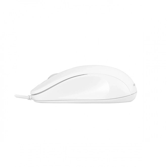 Witte bedrade optische muis