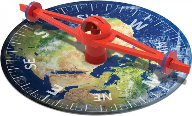 Praktisch onderwijs in magnetisme en windrichtingen