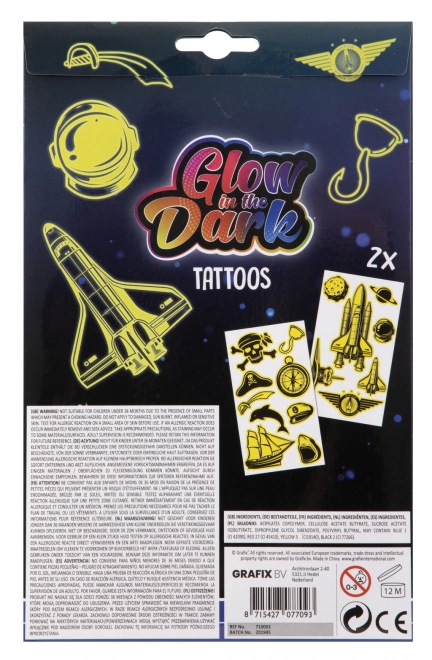 Tatoeage die in het donker oplicht