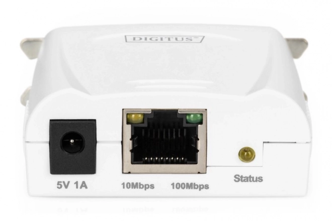 Serwer Fast Ethernet met 1 LPT-poort en RJ-45