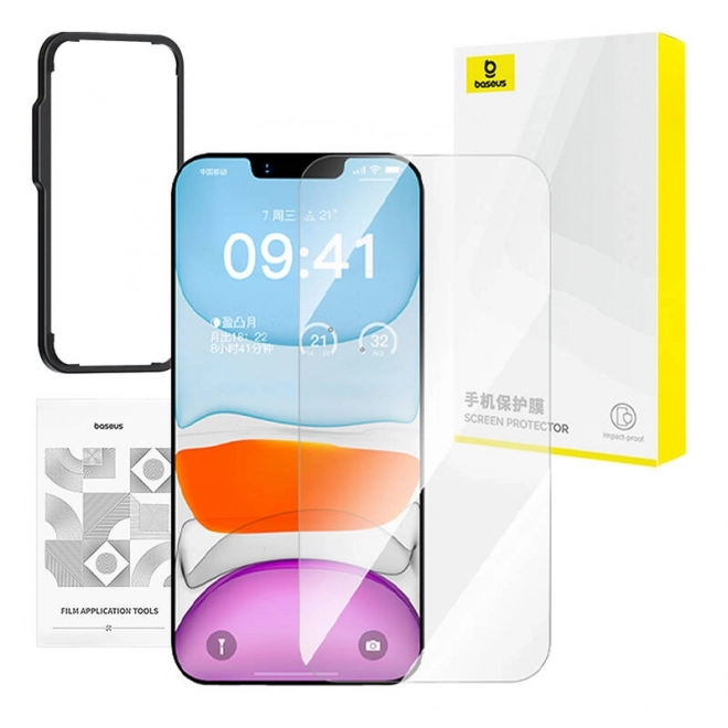 Privacy gehard glas Baseus Superior HD voor iPhone 11 Pro/X/XS