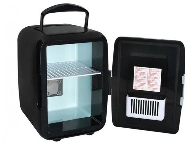 Ruhhy Draagbare Zwarte Mini - Koelkast 4L 12V/220V